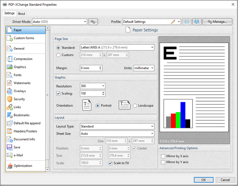 Windows 10 PDF-XChange Printer Standard full