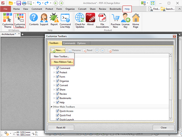 PDF-XChange Co Ltd :: Knowledge Base :: How do I navigate and customize ...