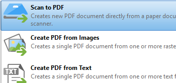 Scan to PDF
