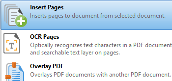 Insert Pages