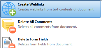 Create Weblinks