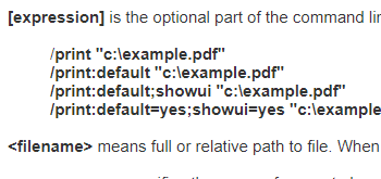 Use Command Line Options