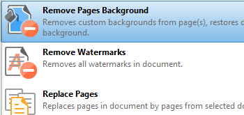 Remove Page Backgrounds