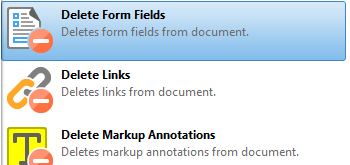 Delete Form Fields