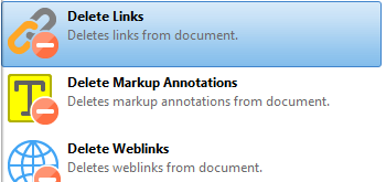 Delete Links