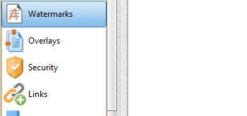 Watermarks Settings