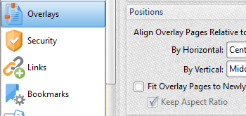 Overlays Settings