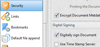 Security Settings