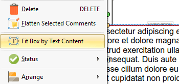 Fit Box by Text Content