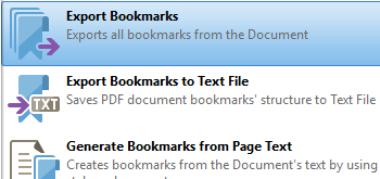Export Bookmarks