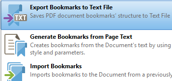 Export Bookmarks to Text File