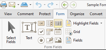 Add Barcode Fields to Documents