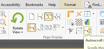 Autoscroll through Documents