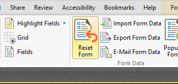 Reset Forms