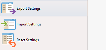 Export Settings