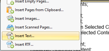 Insert Text Files into Documents