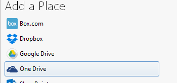 Open Documents from One Drive