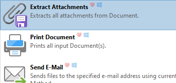 Extract Attachments Tool/Action