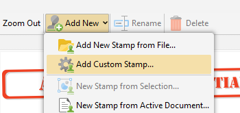 'Intelligent' Custom Dynamic Stamps
