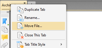 Move Document Storage Location