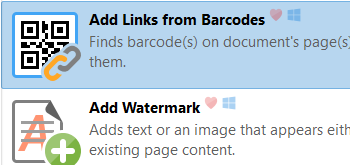 Add Links from Barcodes